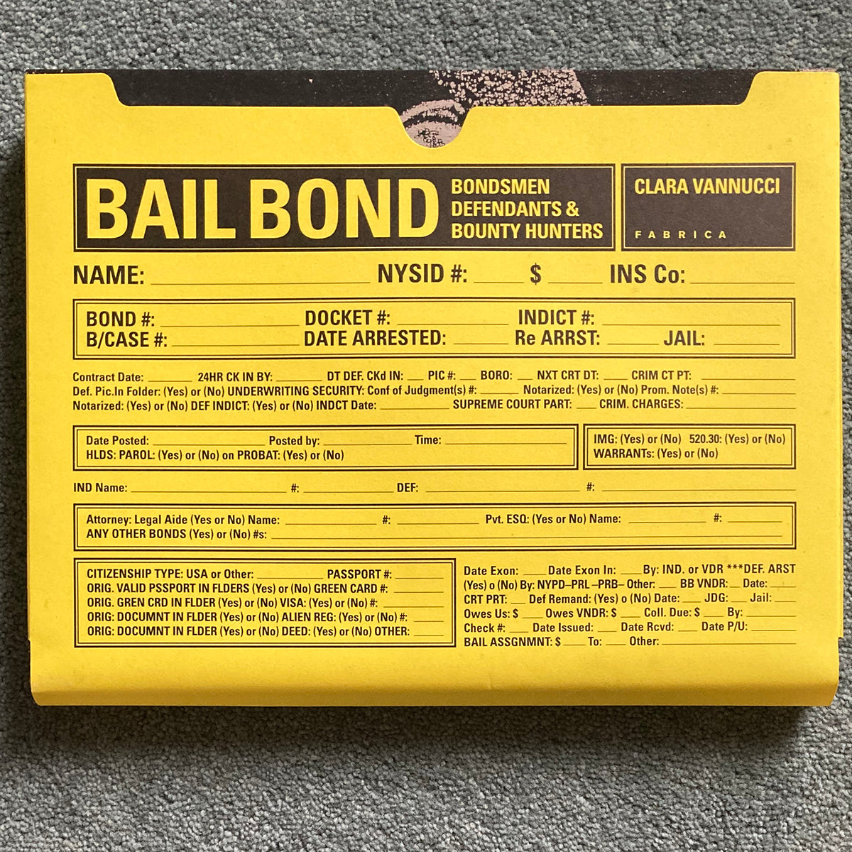 CLARA VANNUCCI: Bail Bond