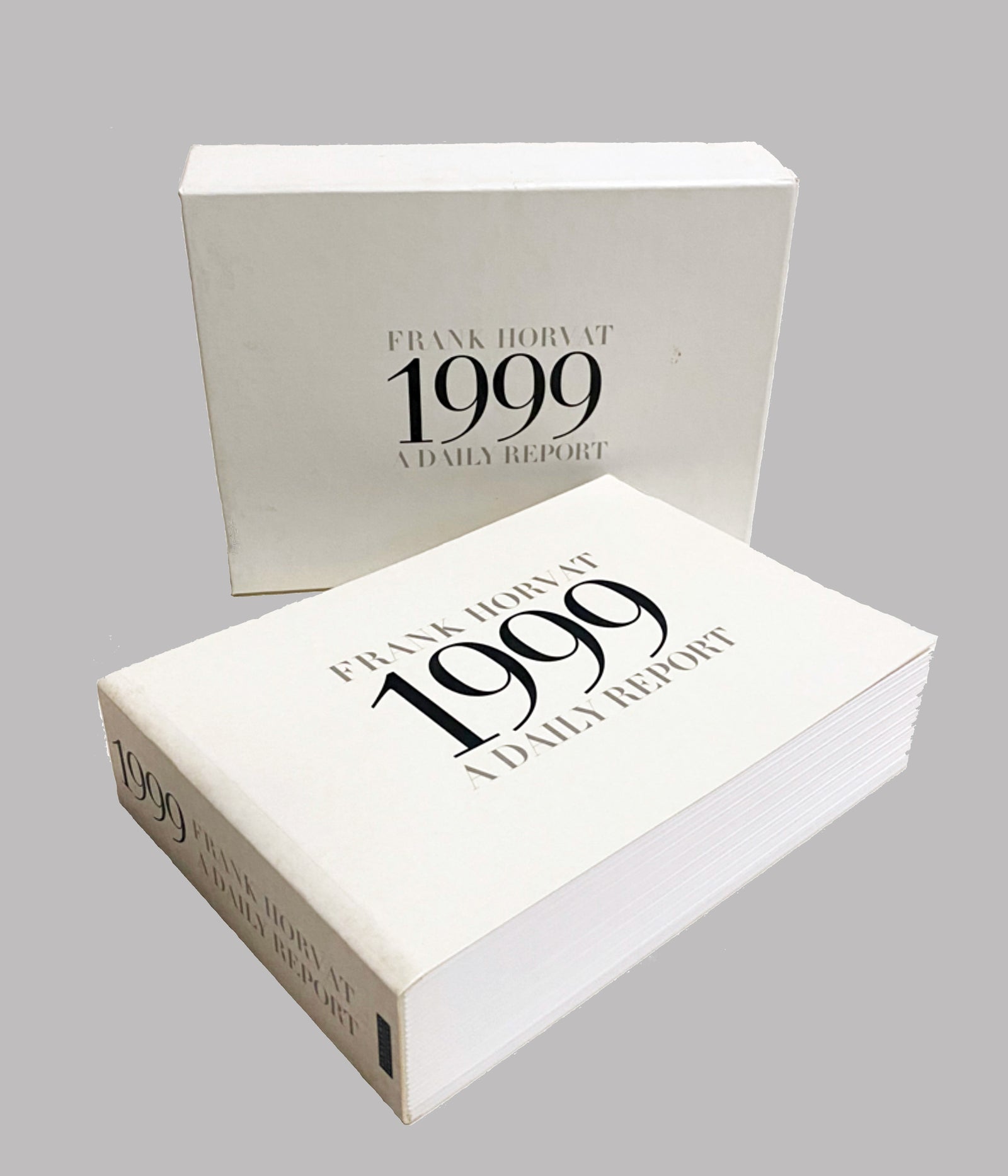 FRANK HORVAT: 1999: A Daily Report